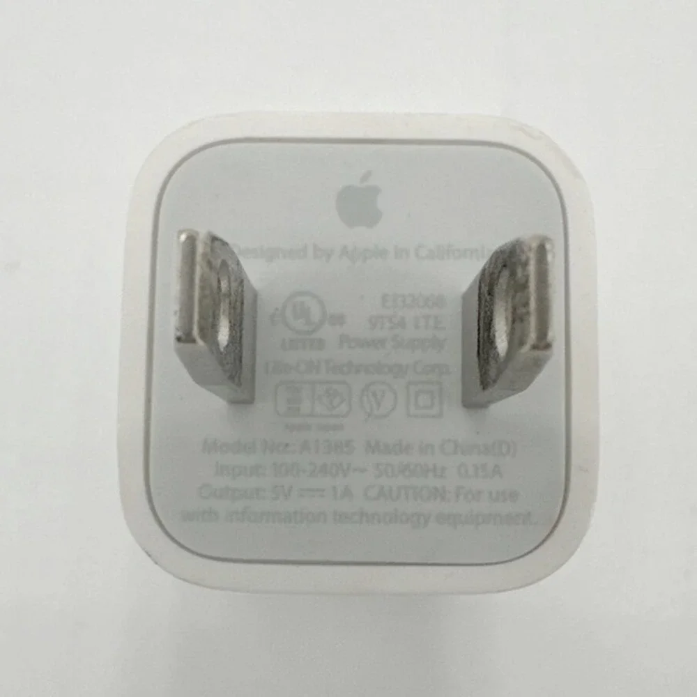Apple 5W USB Power Adapter Wall Charger A1385 White iPhone Apple Watch Plug 28–8